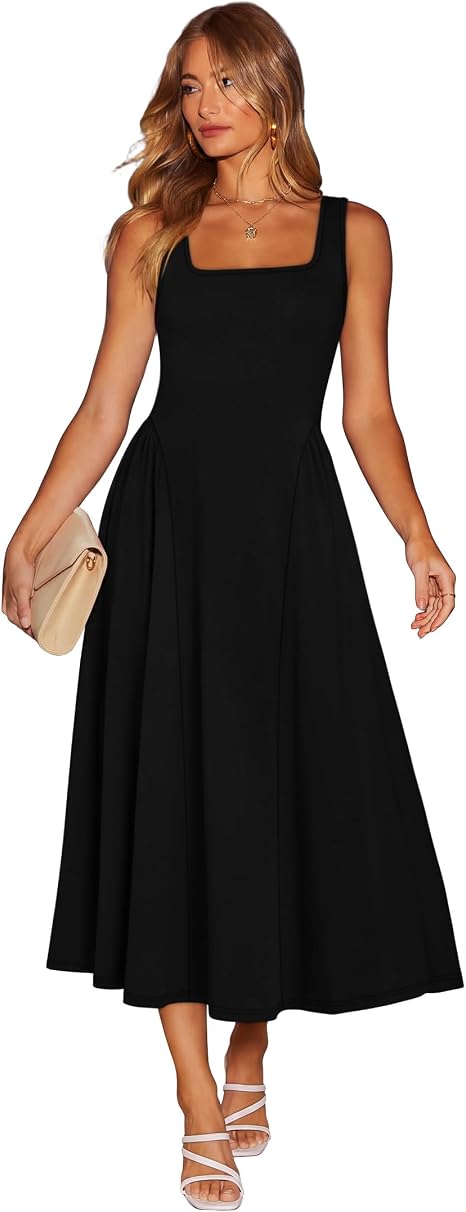 Premium Corset Flowy Maxi Dress