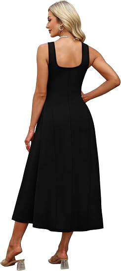 Premium Corset Flowy Maxi Dress
