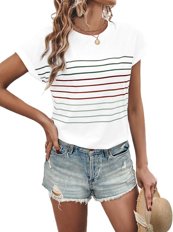 Premium Relaxed Stripe Summer Tee