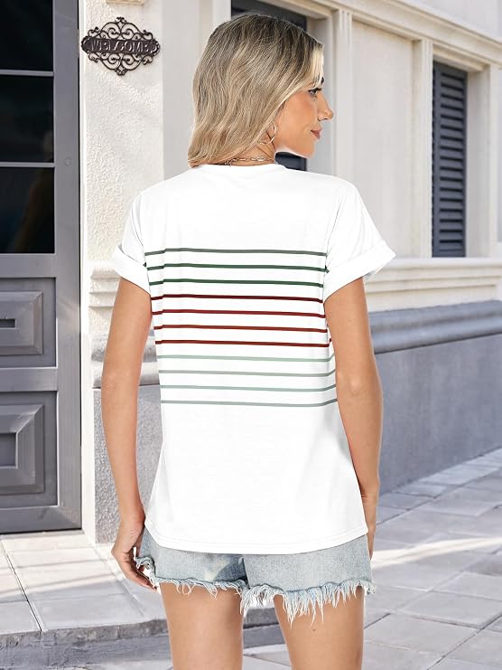 Premium Relaxed Stripe Summer Tee